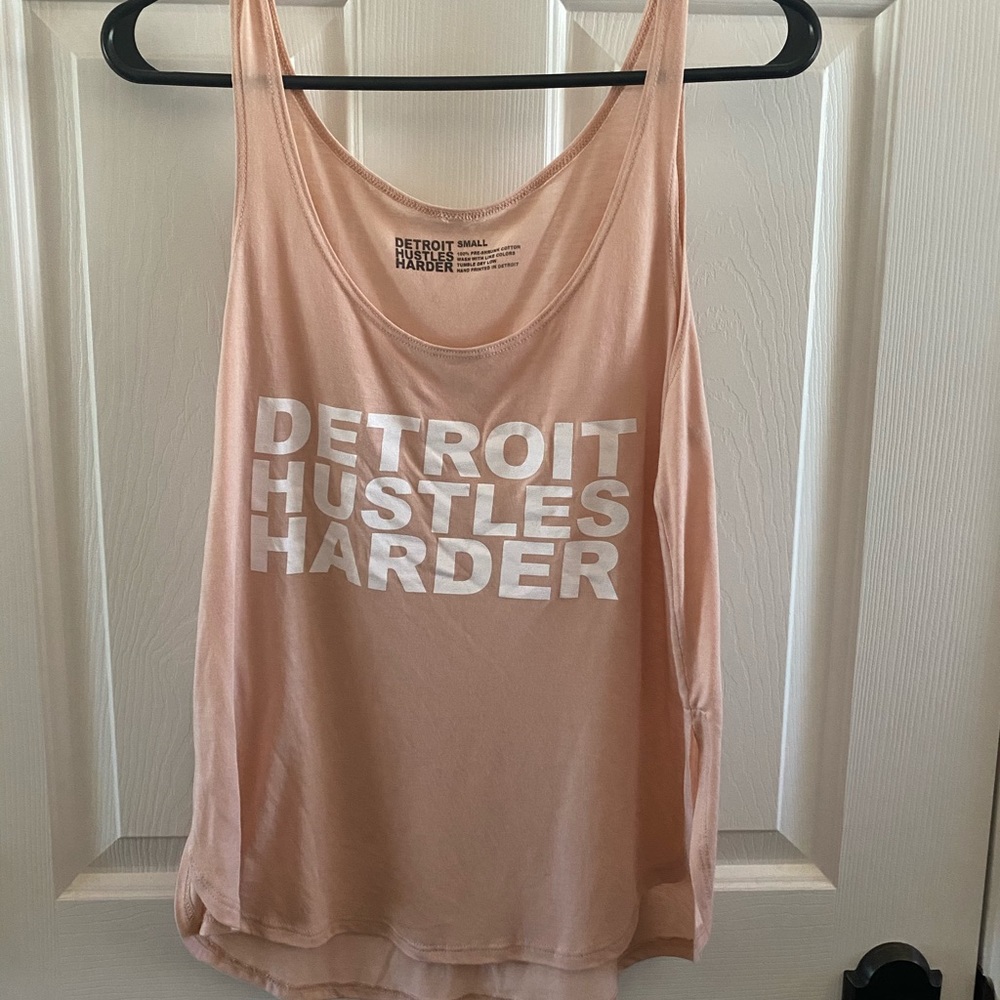 Pink loose tank